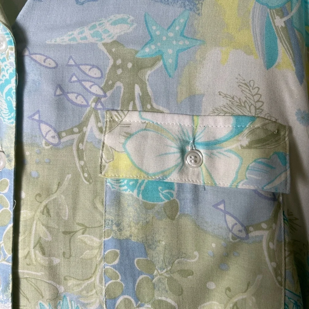 Company collection size 20 women’s Floral Button-Up Shirt - Picture 8 of 10